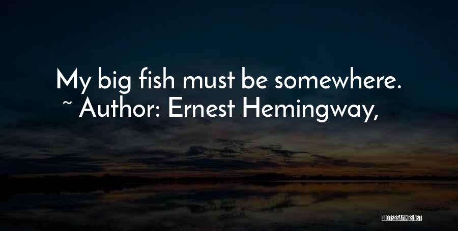 Many Fish In The Sea Quotes By Ernest Hemingway,