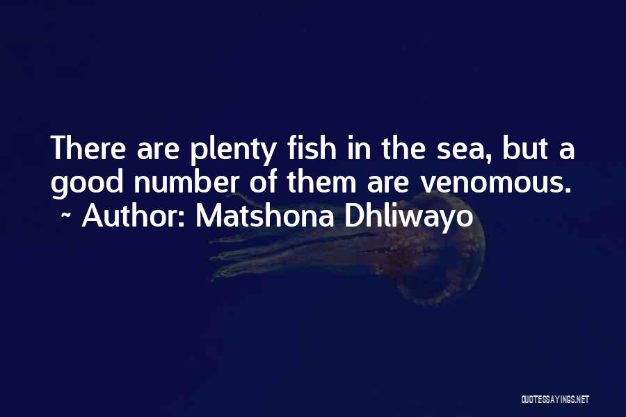 Many Fish In The Sea Quotes By Matshona Dhliwayo