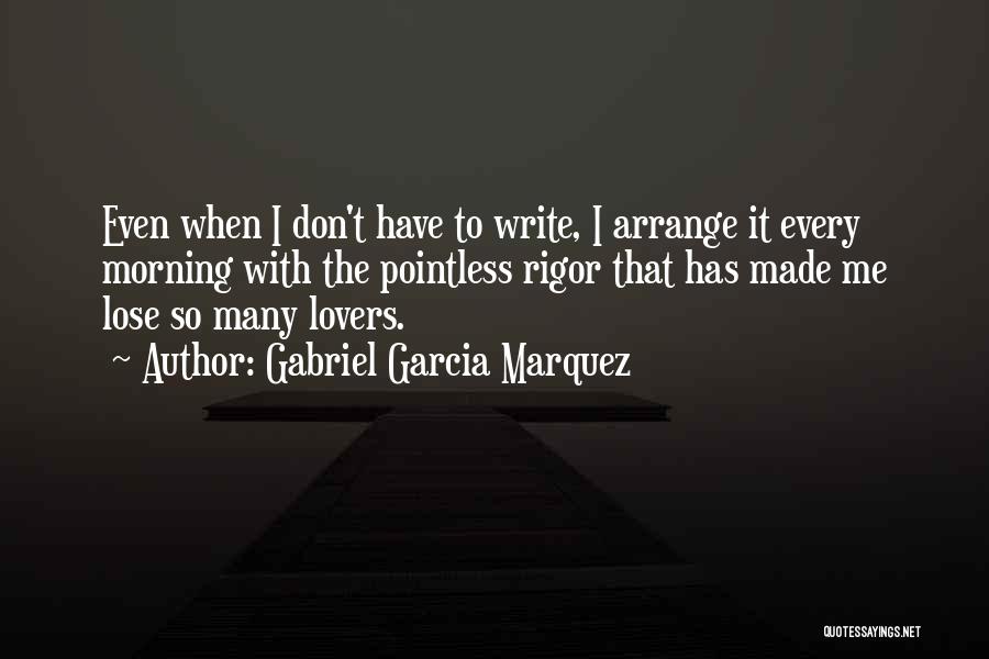 Many Lovers Quotes By Gabriel Garcia Marquez