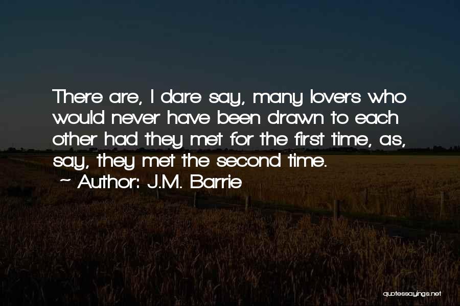 Many Lovers Quotes By J.M. Barrie