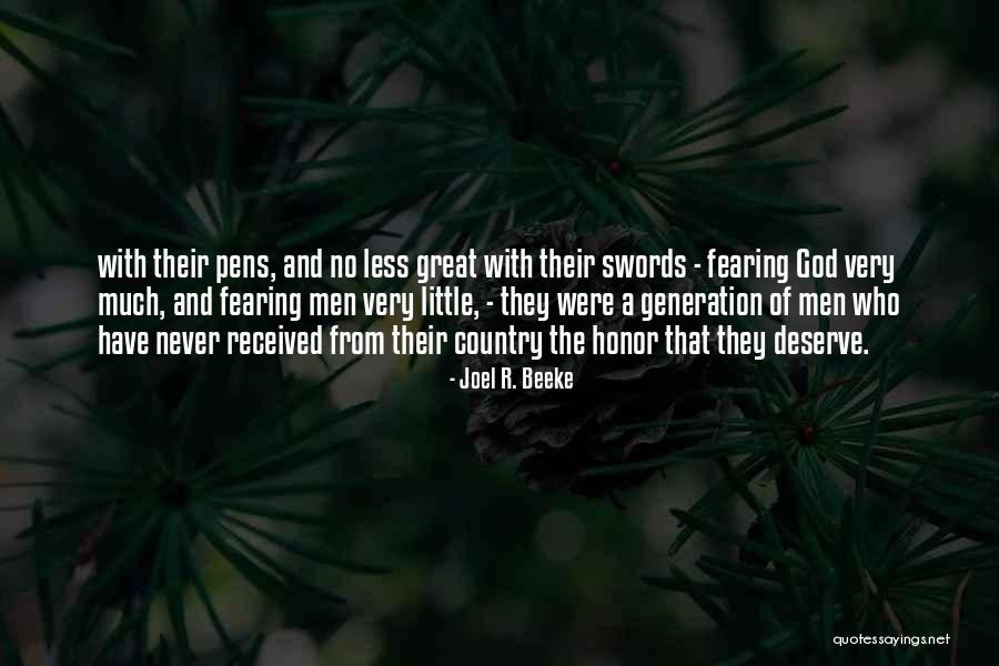 Many Pens Quotes By Joel R. Beeke Many Pens Quotes By Joel R. Beeke