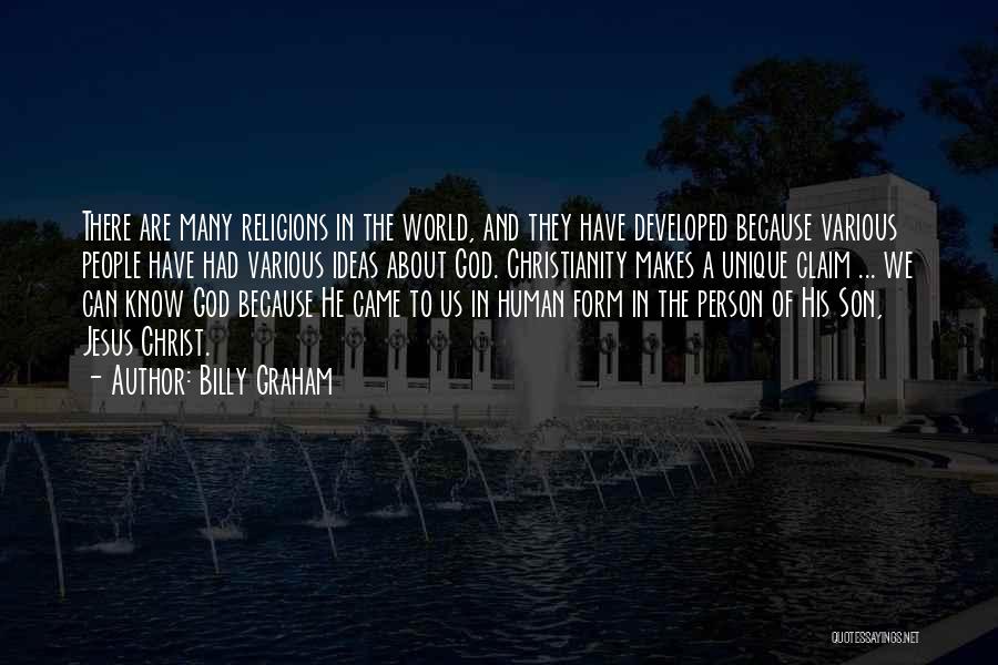 Many Religions Quotes By Billy Graham