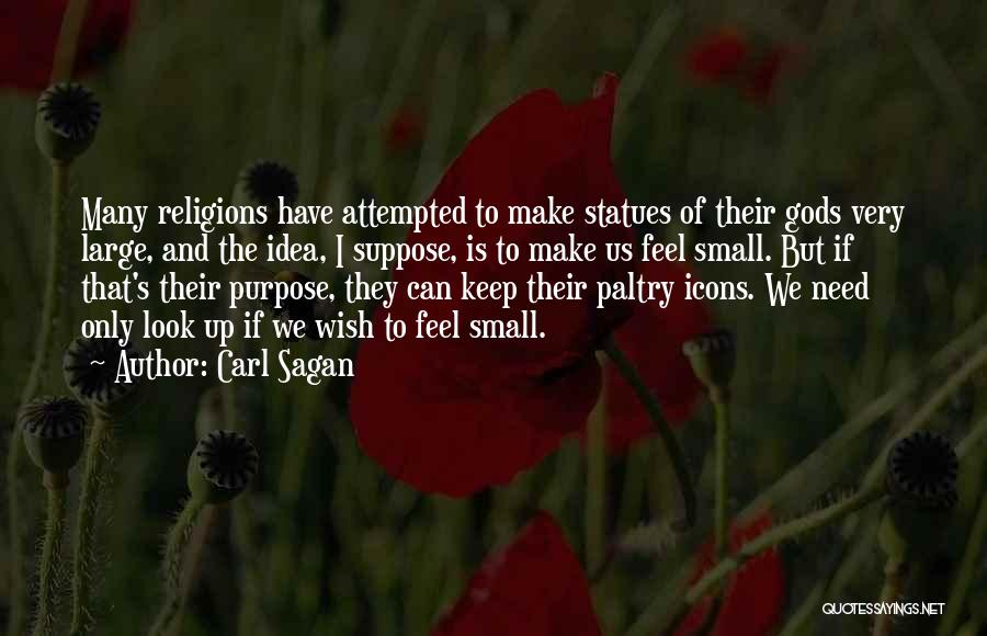 Many Religions Quotes By Carl Sagan