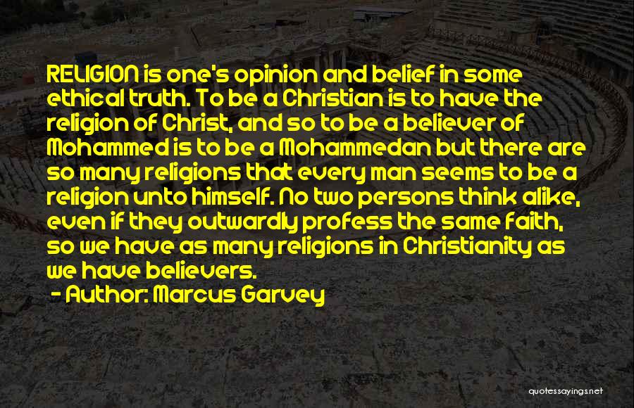 Many Religions Quotes By Marcus Garvey