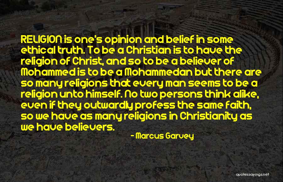 Many Religions Quotes By Marcus Garvey