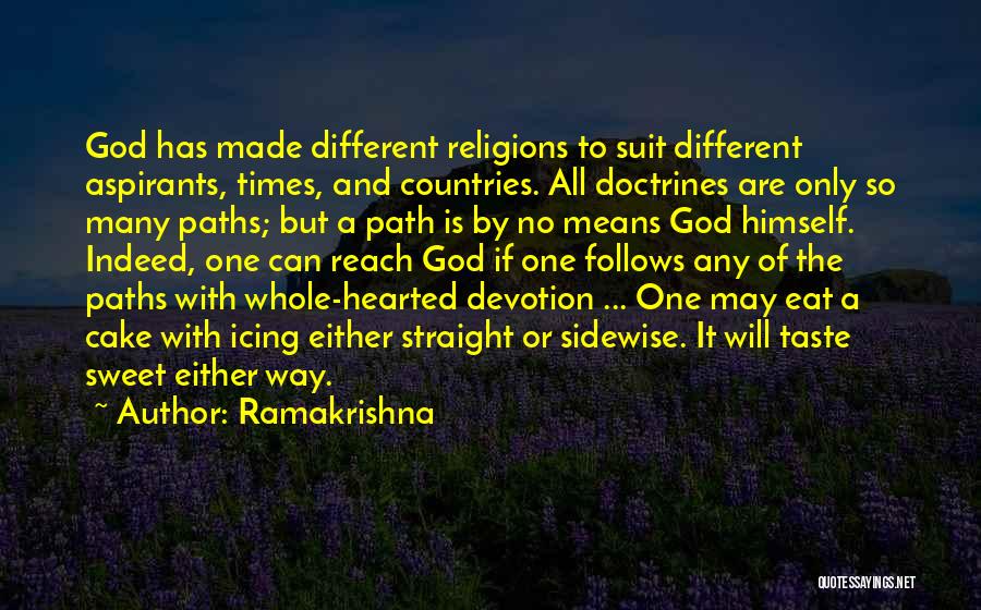 Many Religions Quotes By Ramakrishna