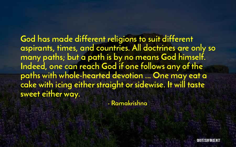 Many Religions Quotes By Ramakrishna