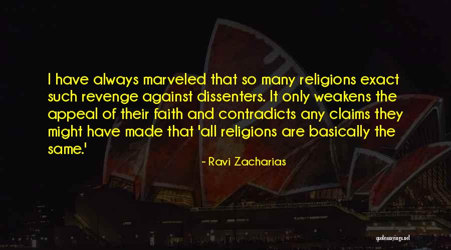 Many Religions Quotes By Ravi Zacharias