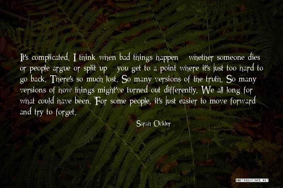 Many Versions Quotes By Sarah Ockler Many Versions Quotes By Sarah Ockler