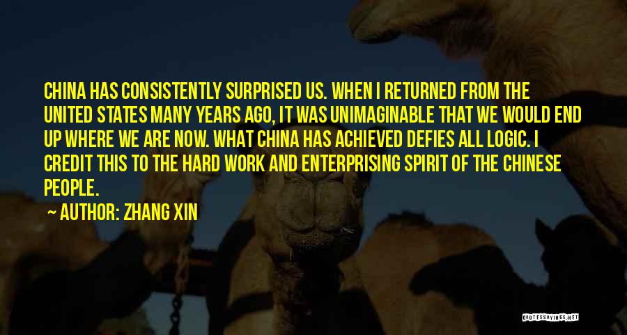 Many Years From Now Quotes By Zhang Xin