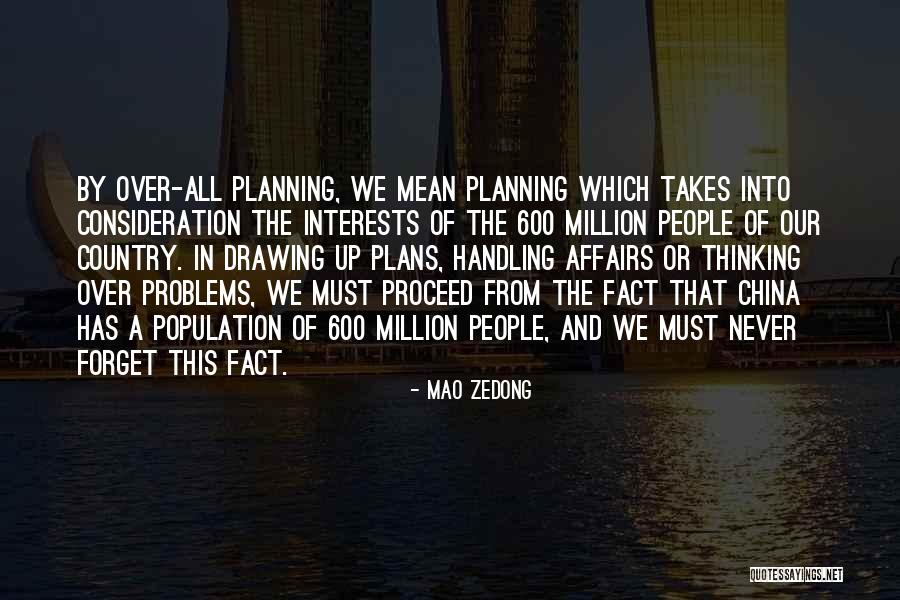 Mao Zedong Population Quotes By Mao Zedong