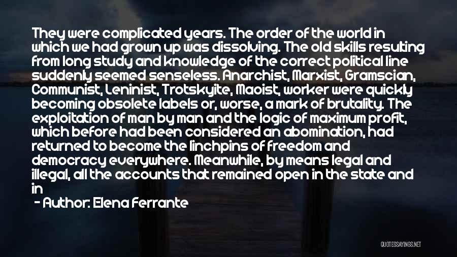 Maoist Quotes By Elena Ferrante