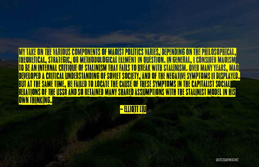 Maoist Quotes By Elliott Liu Maoist Quotes By Elliott Liu