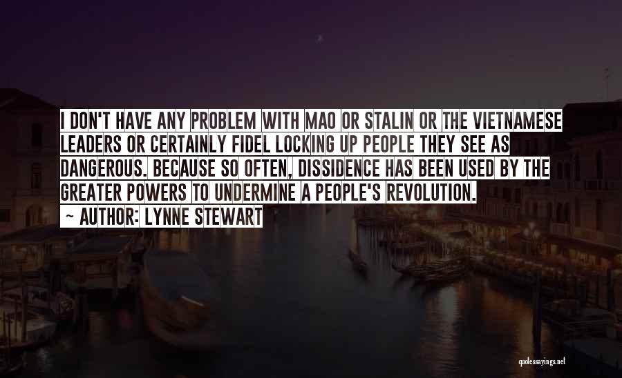 Mao's Quotes By Lynne Stewart