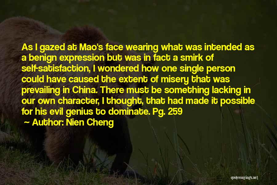 Mao's Quotes By Nien Cheng