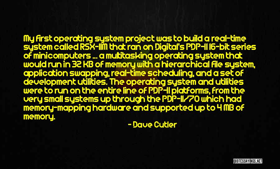 Mapping Quotes By Dave Cutler Mapping Quotes By Dave Cutler