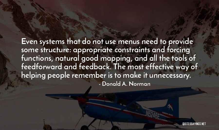 Mapping Quotes By Donald A. Norman Mapping Quotes By Donald A. Norman
