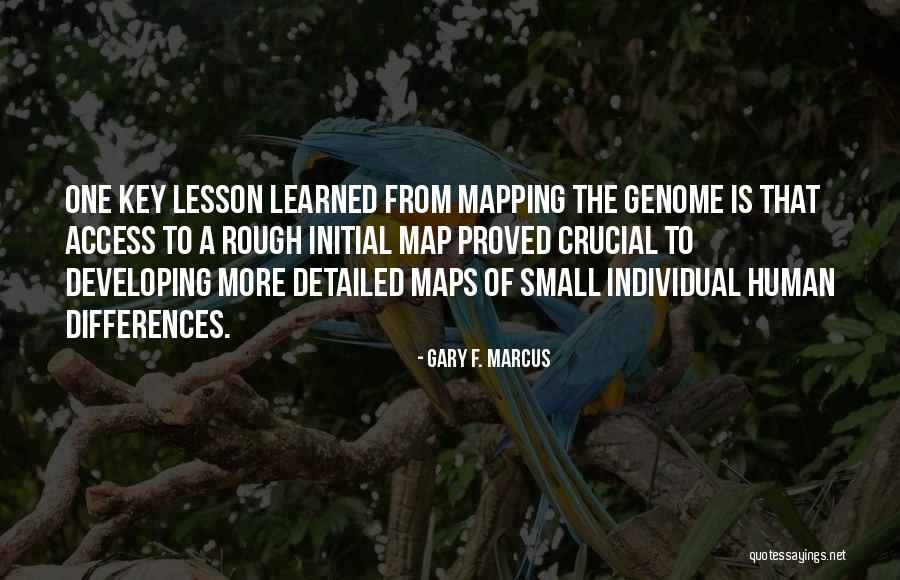 Mapping Quotes By Gary F. Marcus