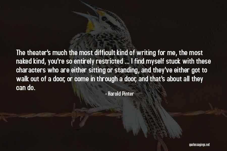 Marakovits Emby Quotes By Harold Pinter Marakovits Emby Quotes By Harold Pinter