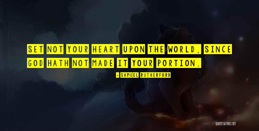 Marangozi Quotes By Samuel Rutherford
