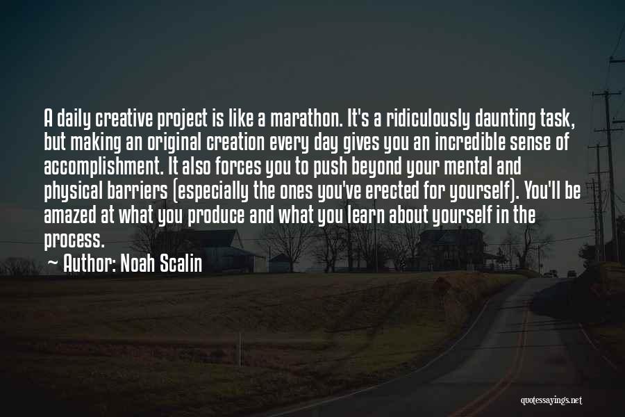 Marathon Quotes By Noah Scalin