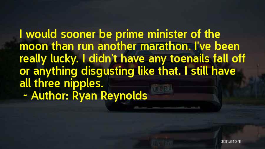 Marathon Quotes By Ryan Reynolds