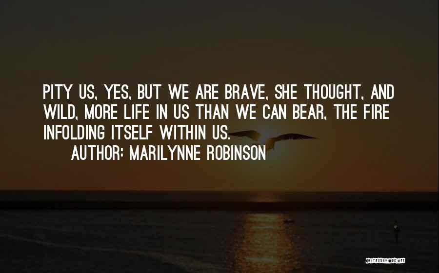 Marburger Antique Quotes By Marilynne Robinson