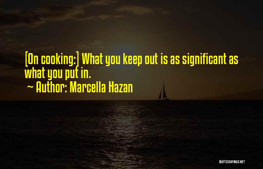 Marcella Hazan Quotes 342383