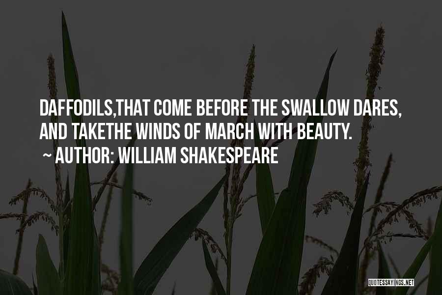 March And Spring Quotes By William Shakespeare