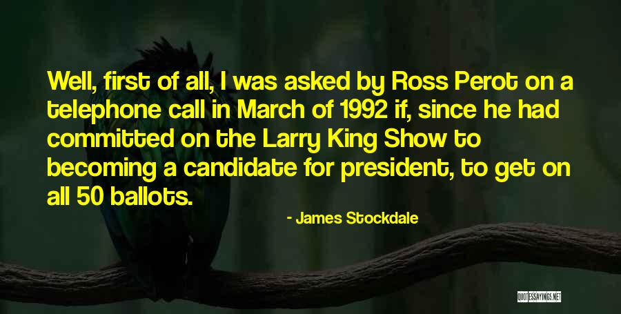 March First Quotes By James Stockdale March First Quotes By James Stockdale