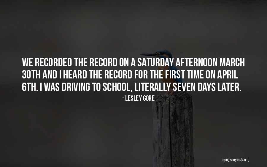 March First Quotes By Lesley Gore March First Quotes By Lesley Gore