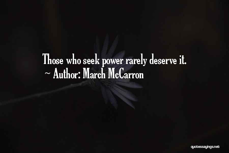 March McCarron Quotes 1135625