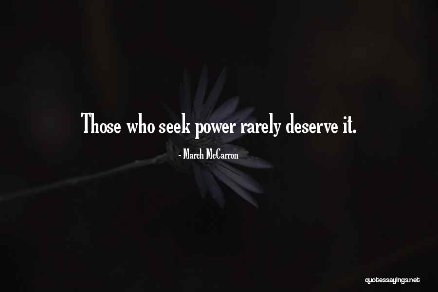 March McCarron Quotes 1135625 March McCarron Quotes 1135625