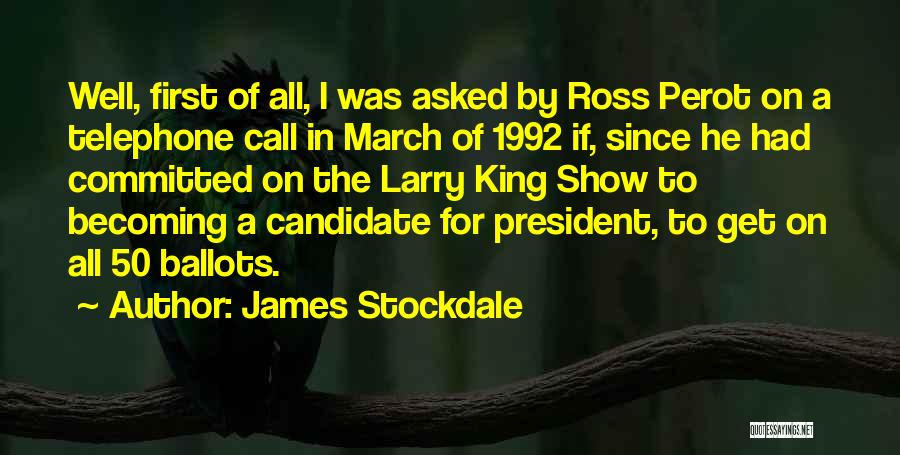 March On Quotes By James Stockdale