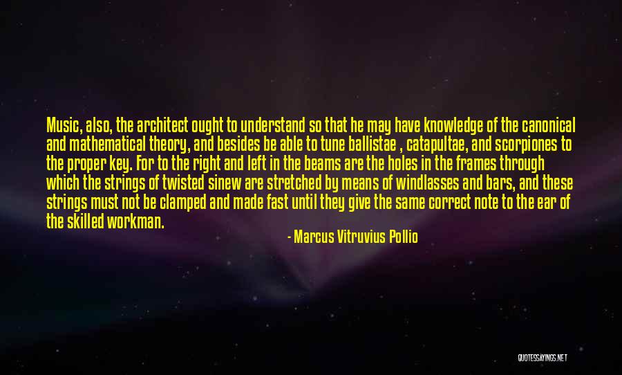 Marcus Vitruvius Pollio Quotes 2033015