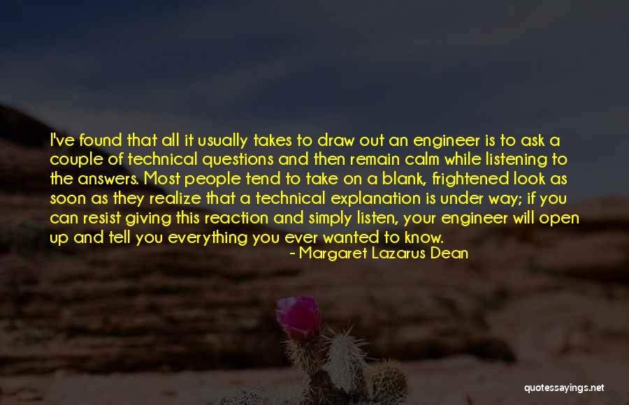 Margaret Lazarus Dean Quotes 319569