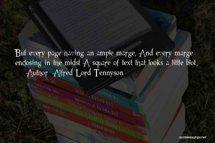 Marge Quotes By Alfred Lord Tennyson