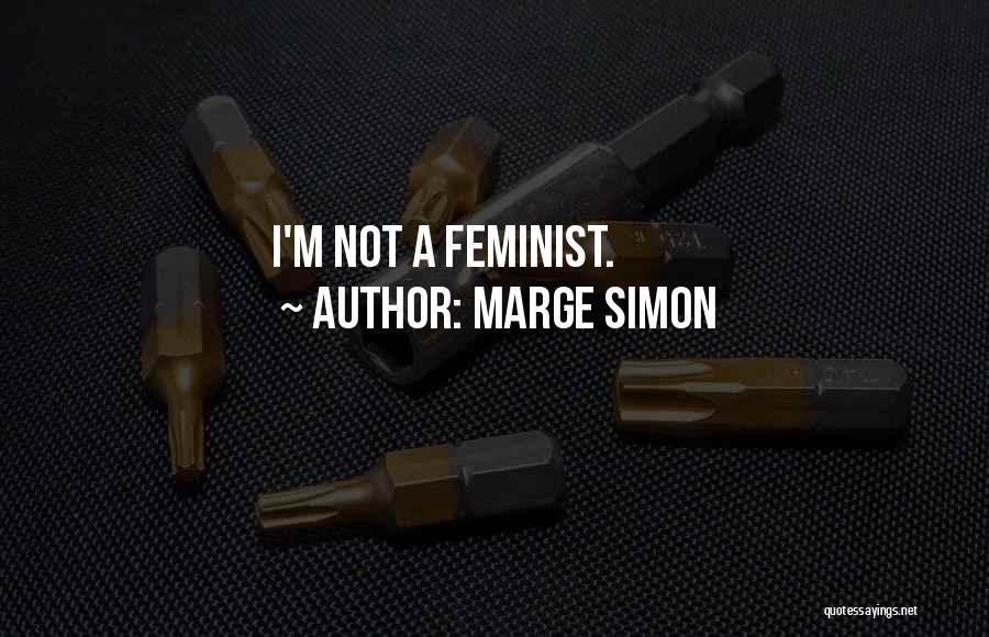 Marge Quotes By Marge Simon