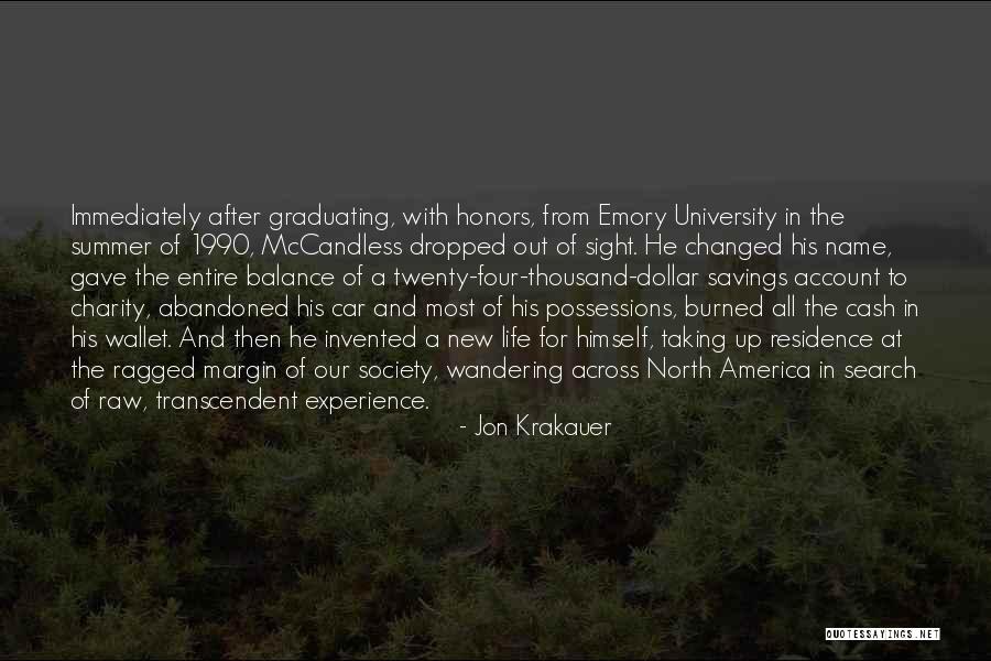 Margin In Life Quotes By Jon Krakauer