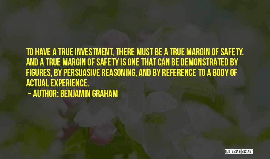 Margin Of Safety Quotes By Benjamin Graham