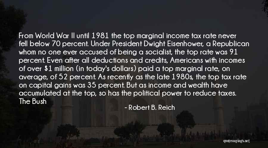 Marginal World Quotes By Robert B. Reich