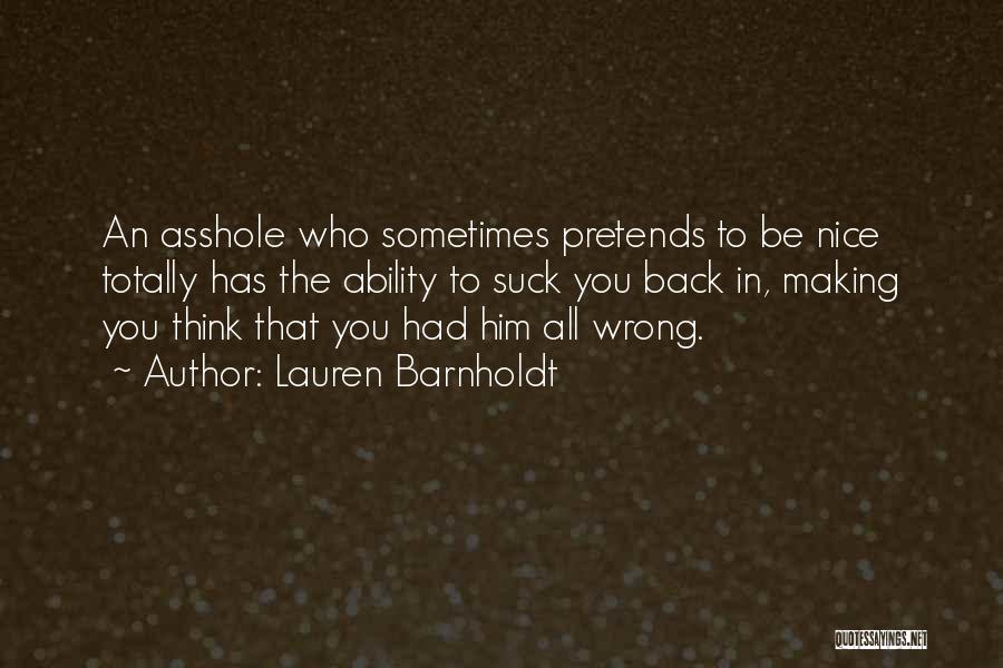 Margineni Quotes By Lauren Barnholdt