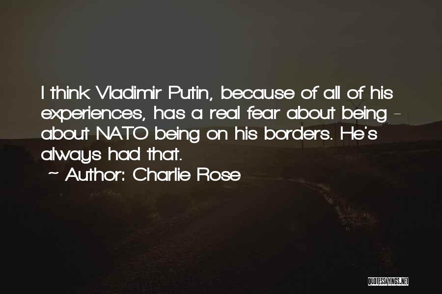 Margita Stefanovic Quotes By Charlie Rose