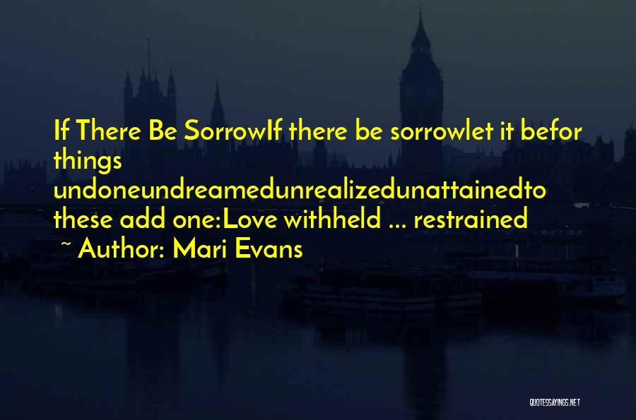 Mari Evans Quotes 846566
