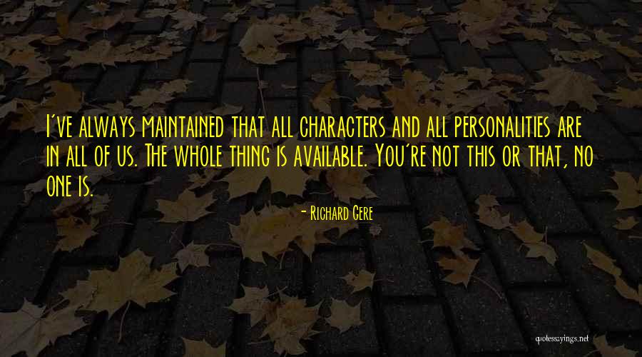 Maria Bronte Quotes By Richard Gere Maria Bronte Quotes By Richard Gere