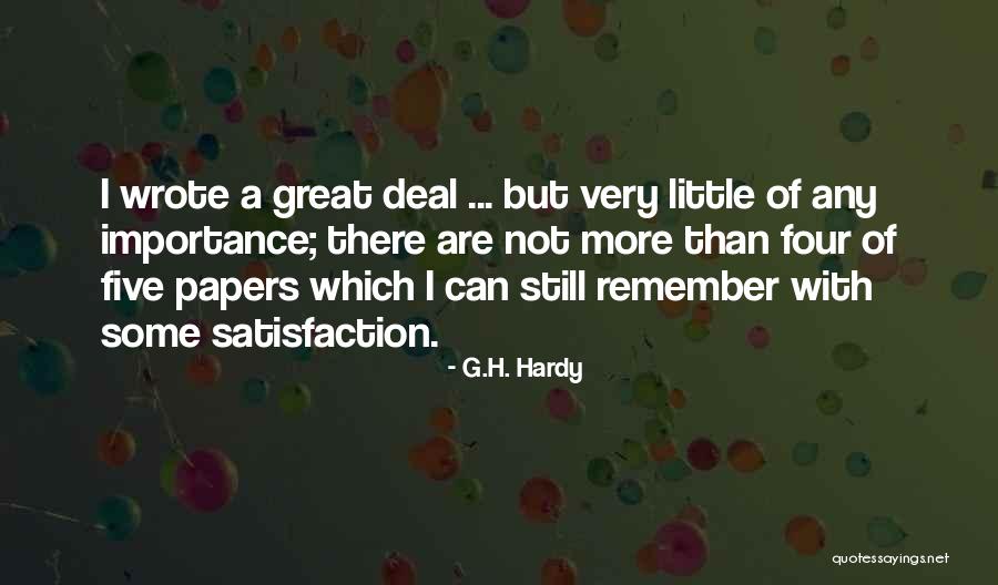 Maria Thorpe Quotes By G.H. Hardy Maria Thorpe Quotes By G.H. Hardy