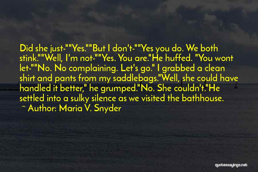 Maria V. Snyder Quotes 177277