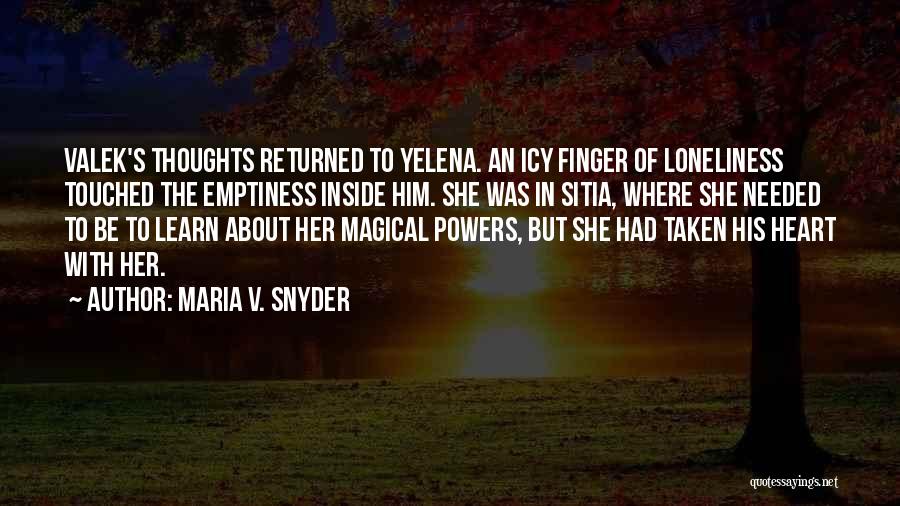 Maria V. Snyder Quotes 283168