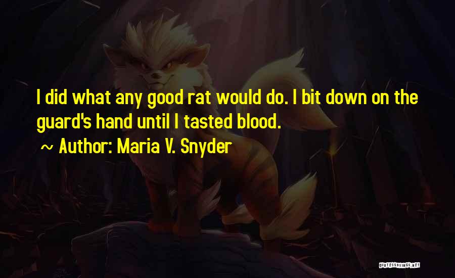 Maria V. Snyder Quotes 582401