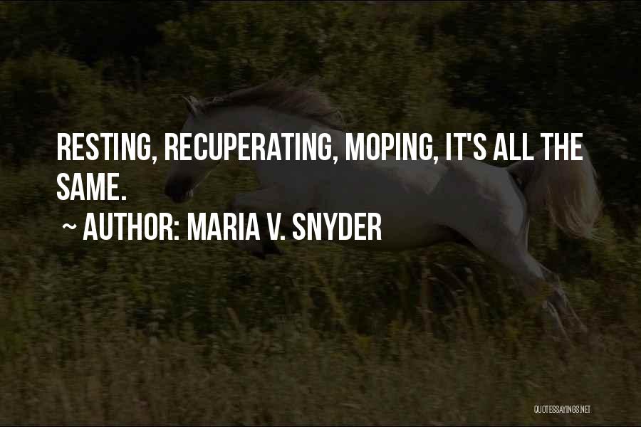 Maria V. Snyder Quotes 82290